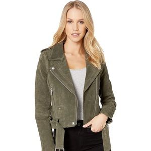 BLANK NYC Suede Moto Jacket